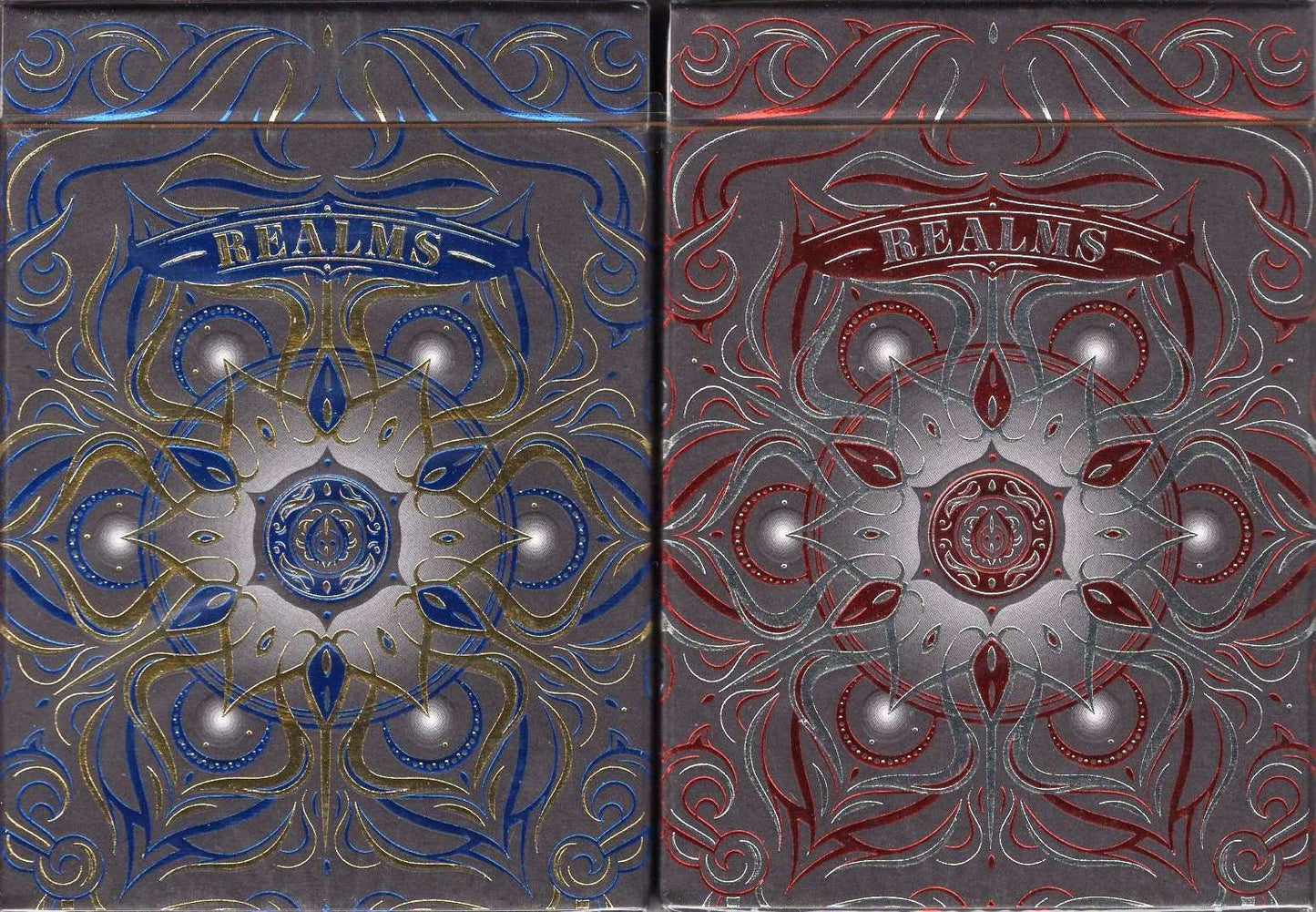 PlayingCardDecks.com-Realms Playing Cards EPCC - Blue & Red