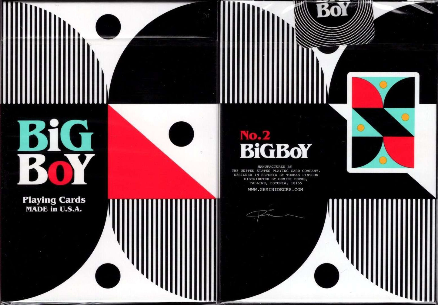 PlayingCardDecks.com-Big Boy No.2 Playing Cards USPCC