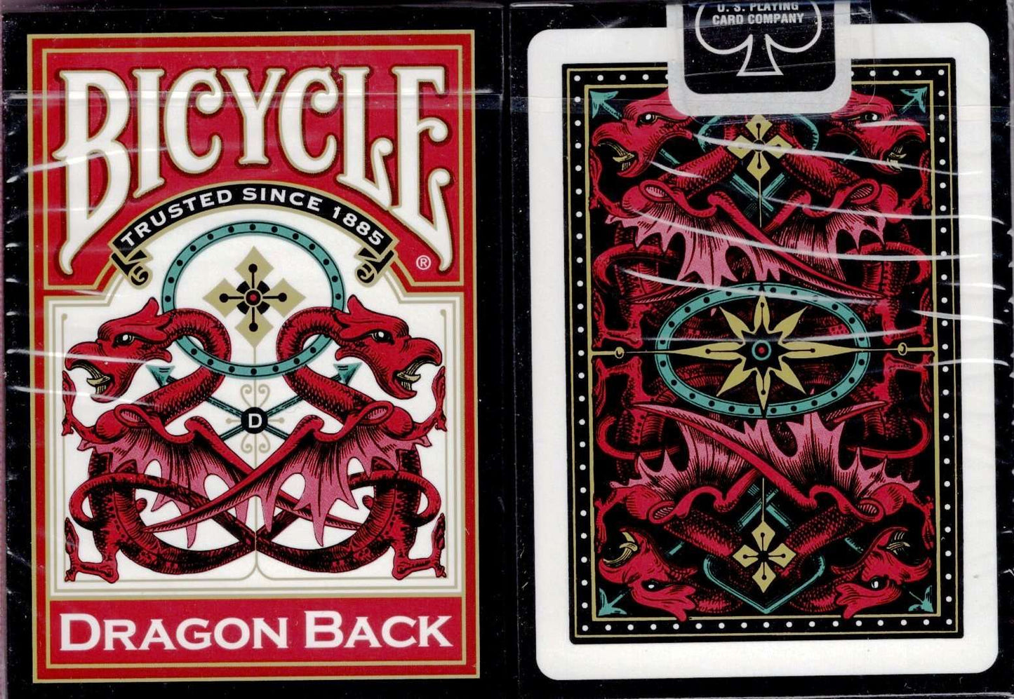 PlayingCardDecks.com-Dragon Back Red Bicycle Playing Cards