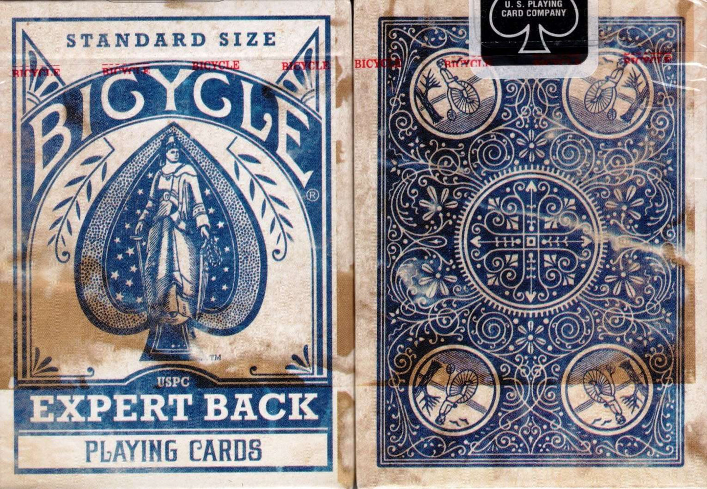 PlayingCardDecks.com-Expert Back Blue Bicycle Playing Cards