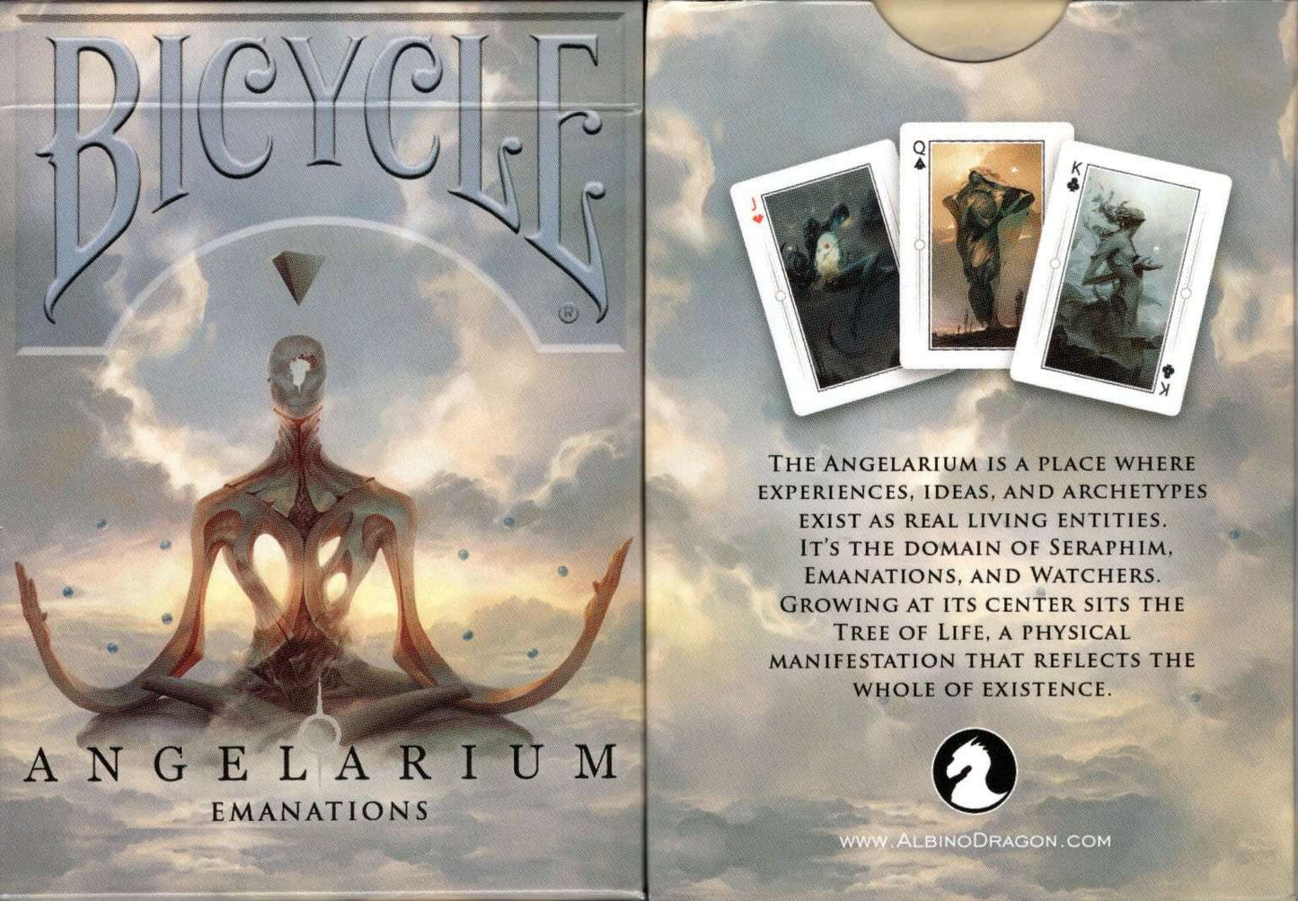 PlayingCardDecks.com-Angelarium Trilogy Bicycle Playing Cards: Emanations