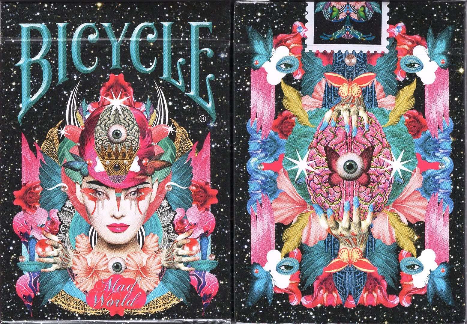 PlayingCardDecks.com-Mad World Bicycle Playing Cards