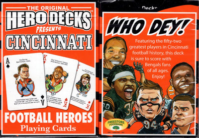 Cincinnati v3 Football Heroes Playing Cards