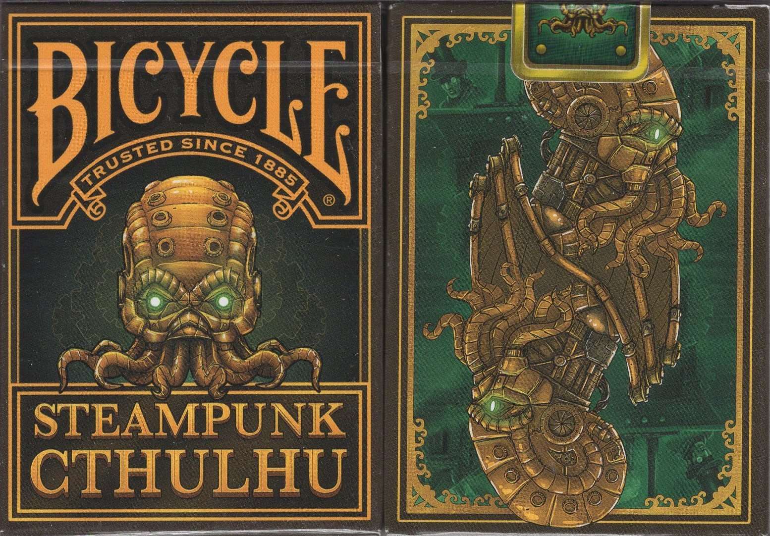 Steampunk Cthulhu Bicycle Playing Cards1