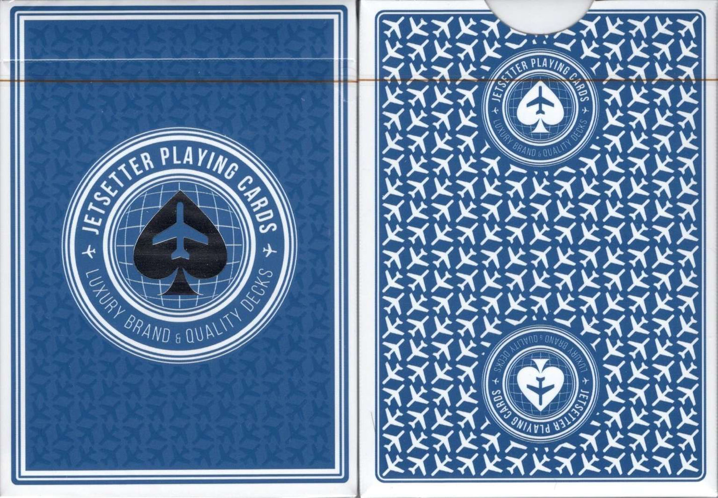 PlayingCardDecks.com-Jetsetter Premier Altitude Blue v2 Playing Cards EPCC