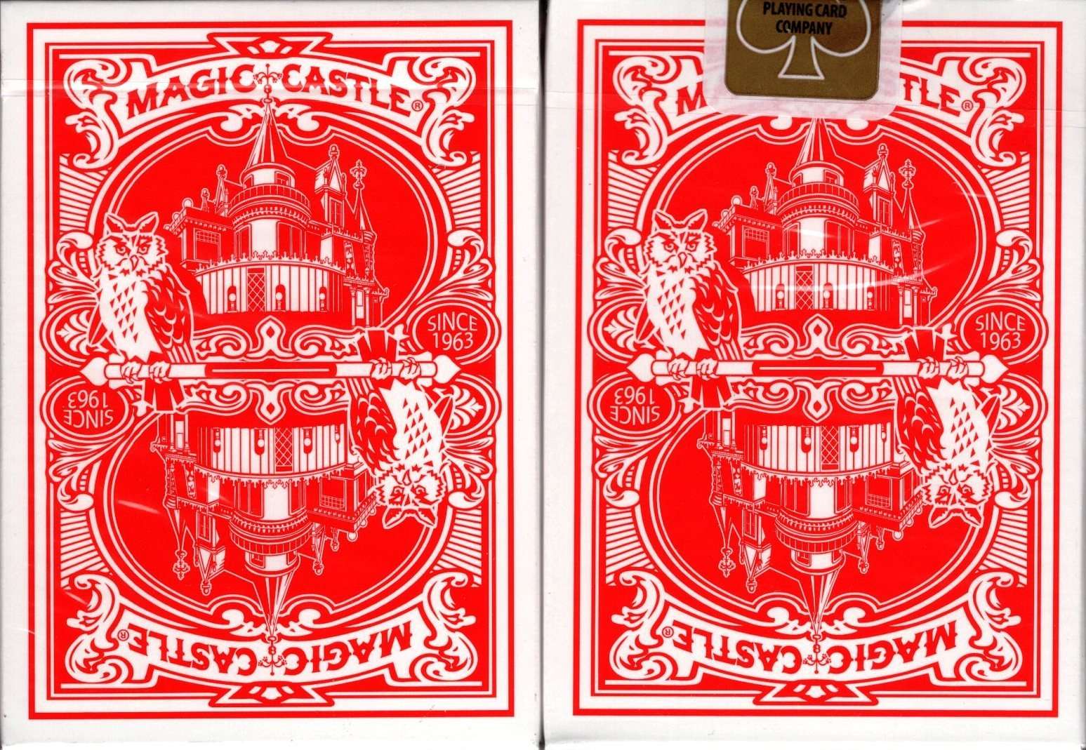 Magic Castle Red Playing Cards USPCC