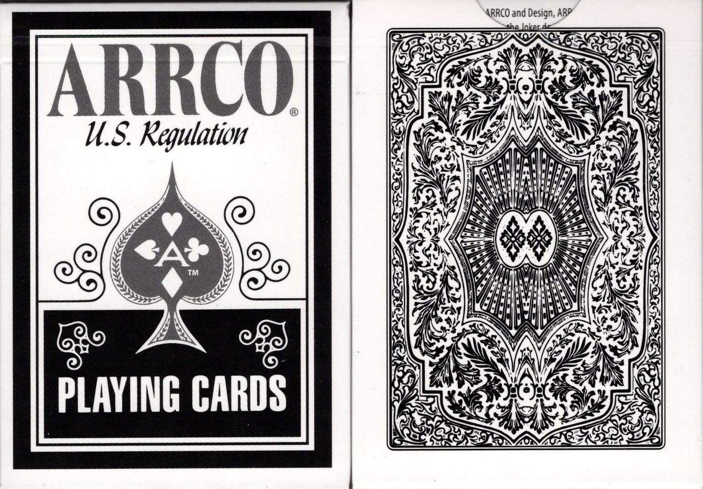 PlayingCardDecks.com-ARRCO White Playing Cards USPCC