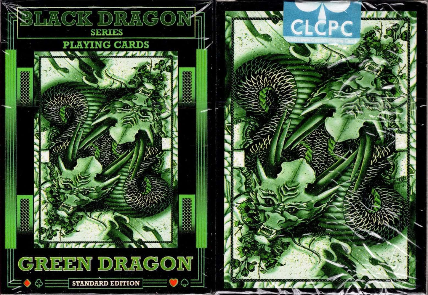 PlayingCardDecks.com-Green Dragon Playing Cards MPC