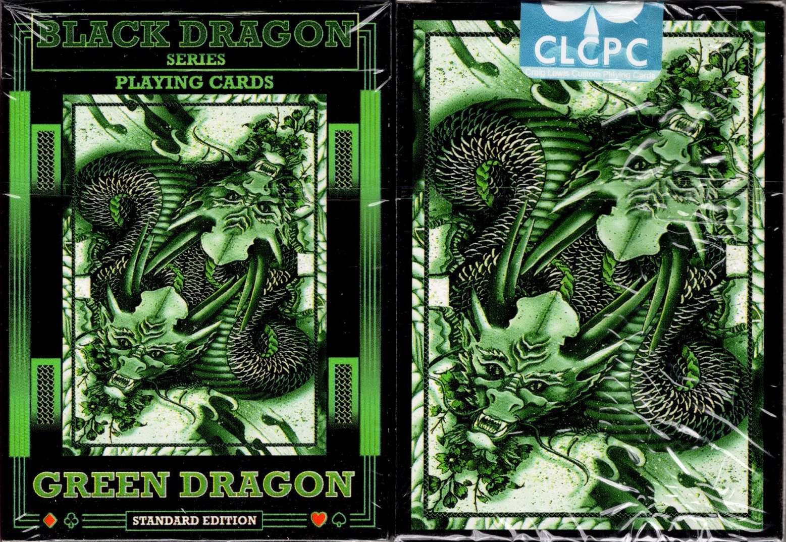 PlayingCardDecks.com-Green Dragon Playing Cards MPC