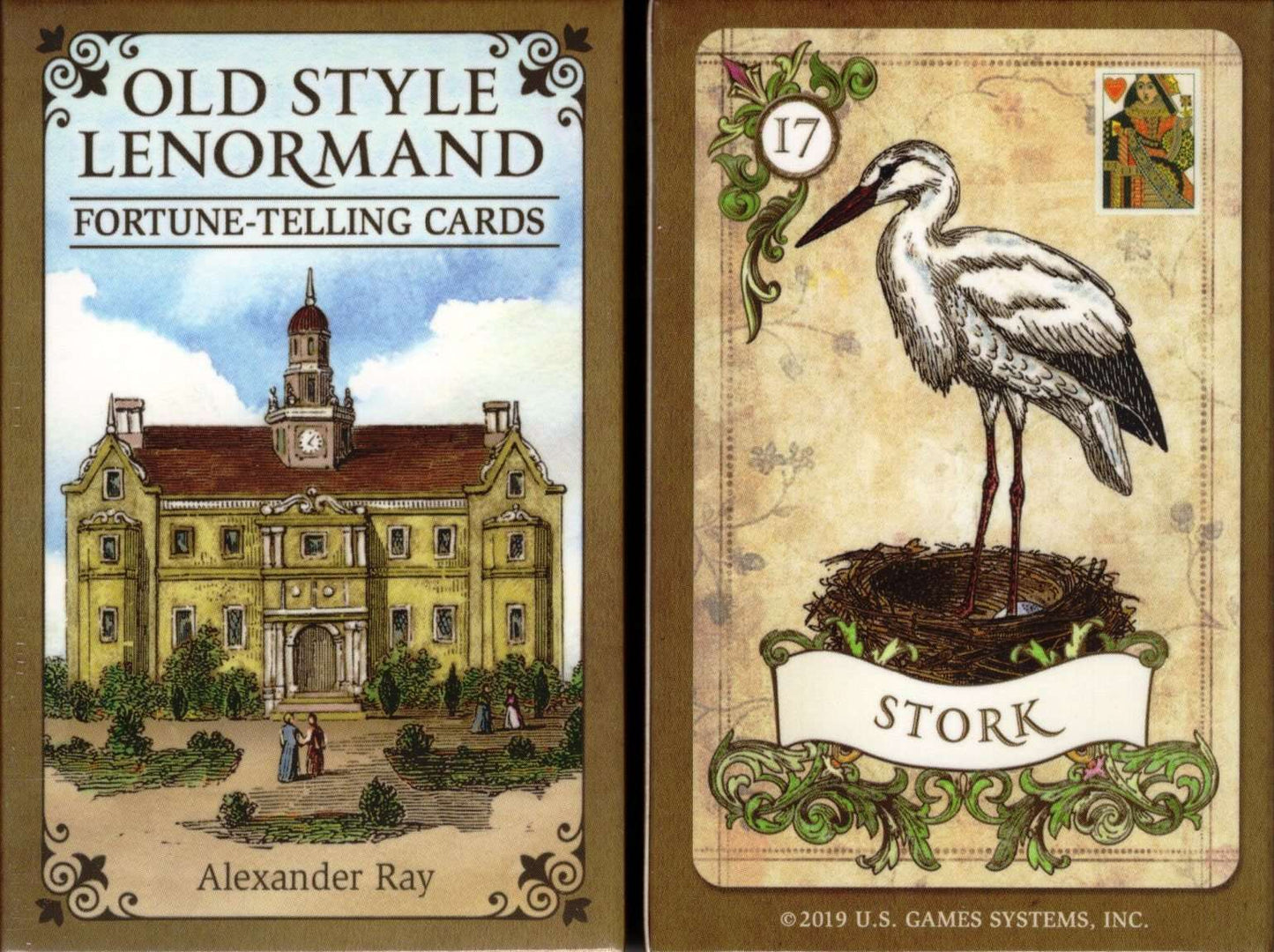 PlayingCardDecks.com-Old Style Lenormand Fortune Telling Cards USGS
