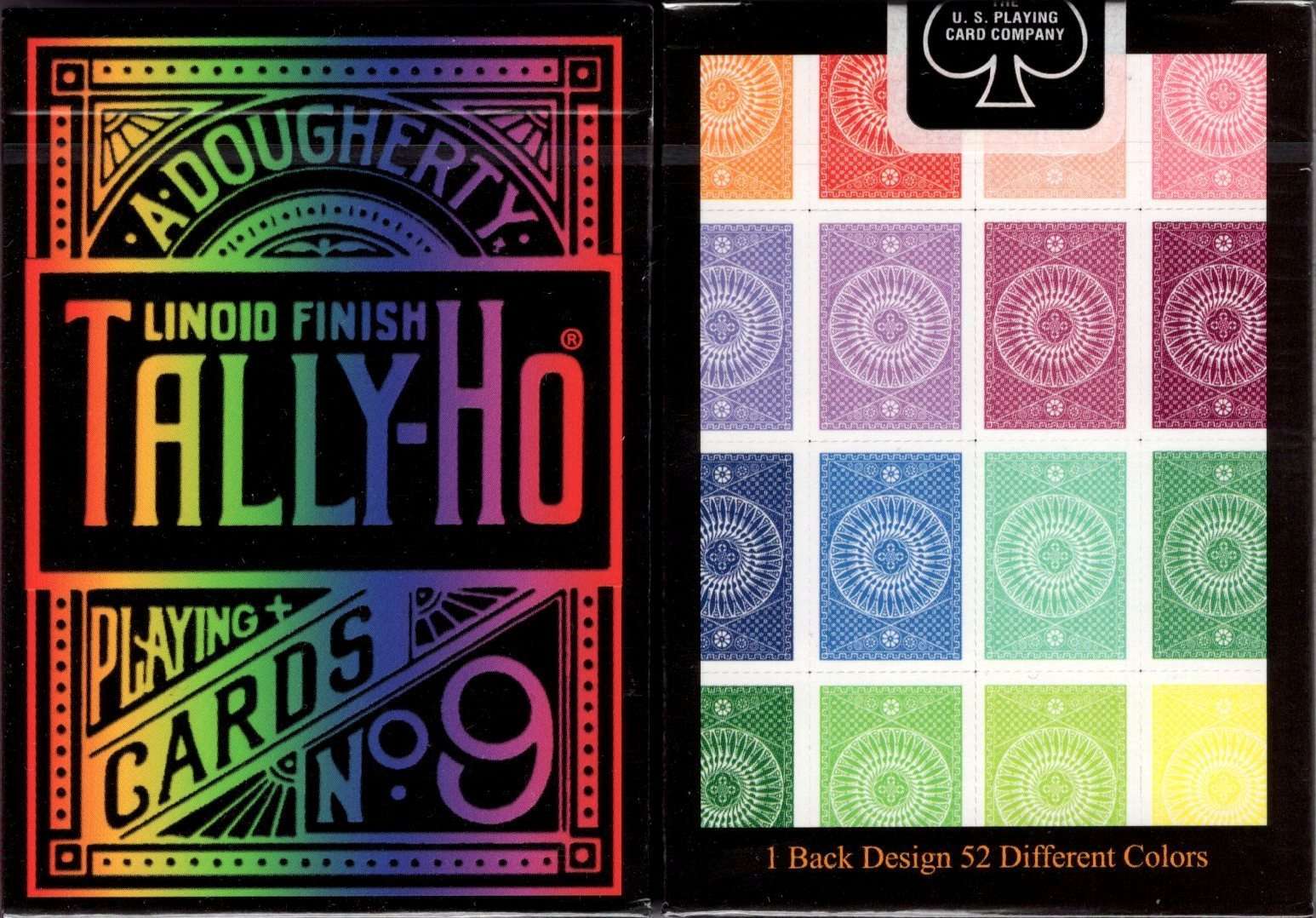 PlayingCardDecks.com-Spectrum Tally-Ho Playing Cards