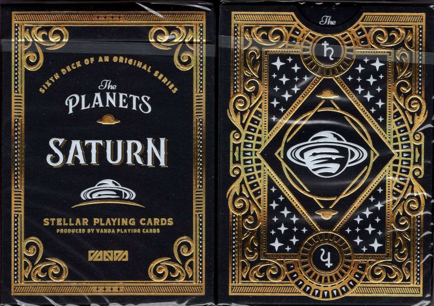 PlayingCardDecks.com-The Planets: Saturn Playing Cards USPCC
