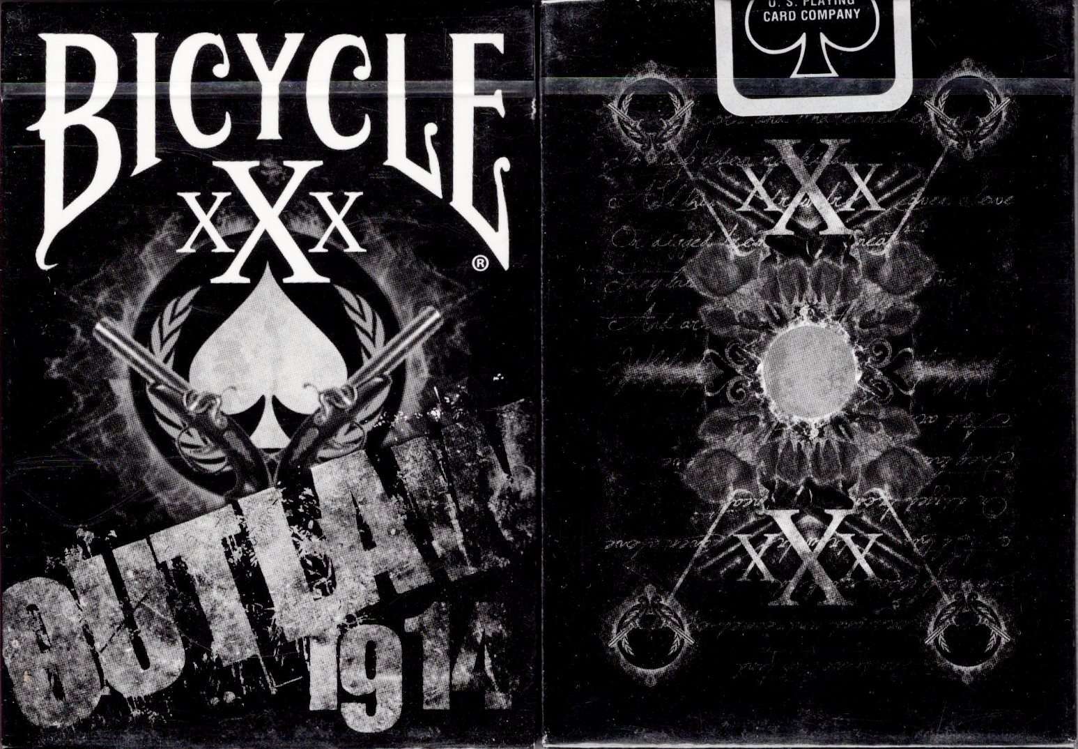 PlayingCardDecks.com-xXx Outlaw 1914 Bicycle Playing Cards