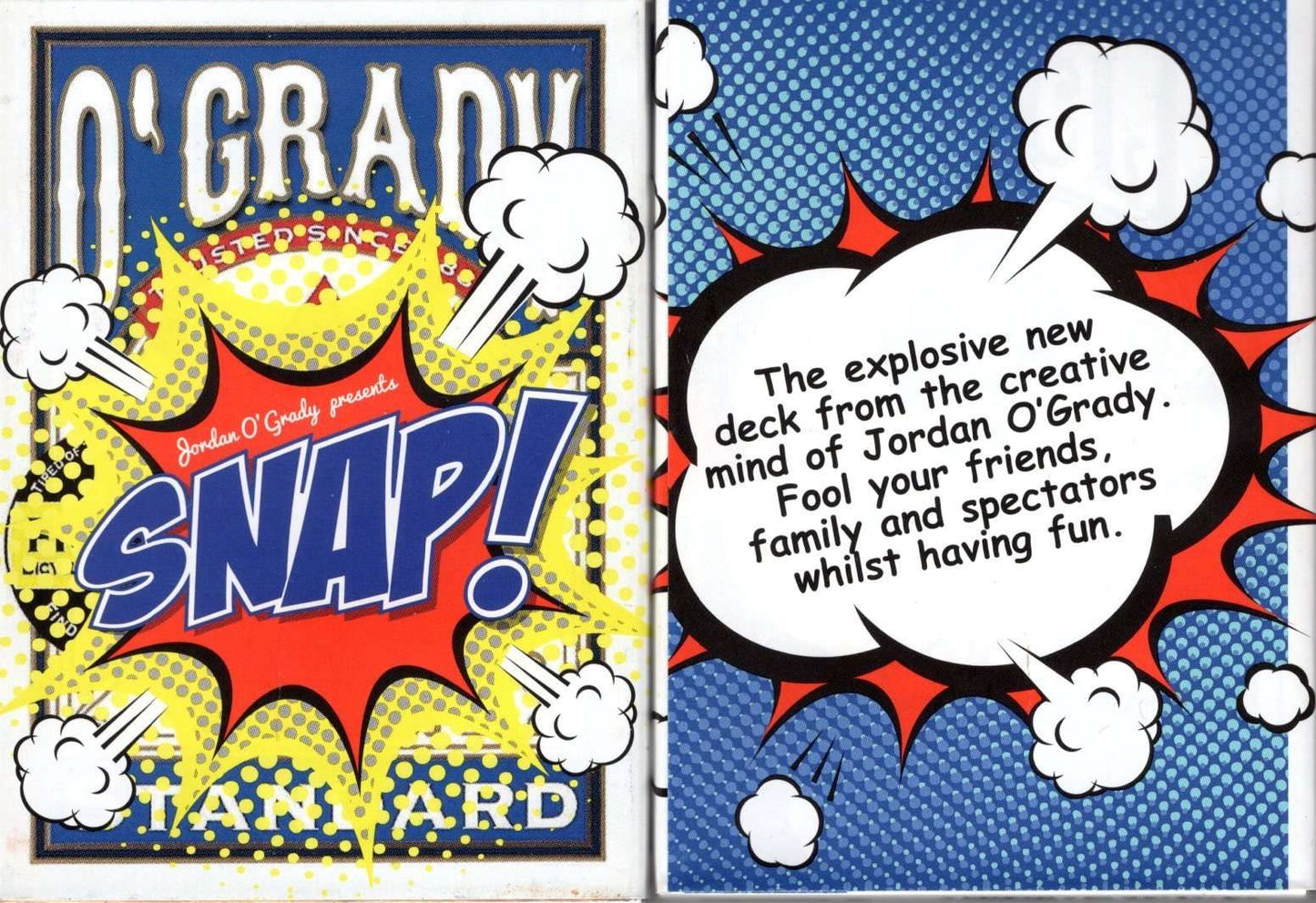 PlayingCardDecks.com-Snap! Novelty "Exploding" Blue Bicycle Playing Cards