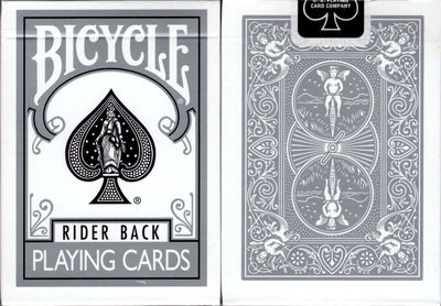 PlayingCardDecks.com-Silver Rider Back Bicycle Playing Cards