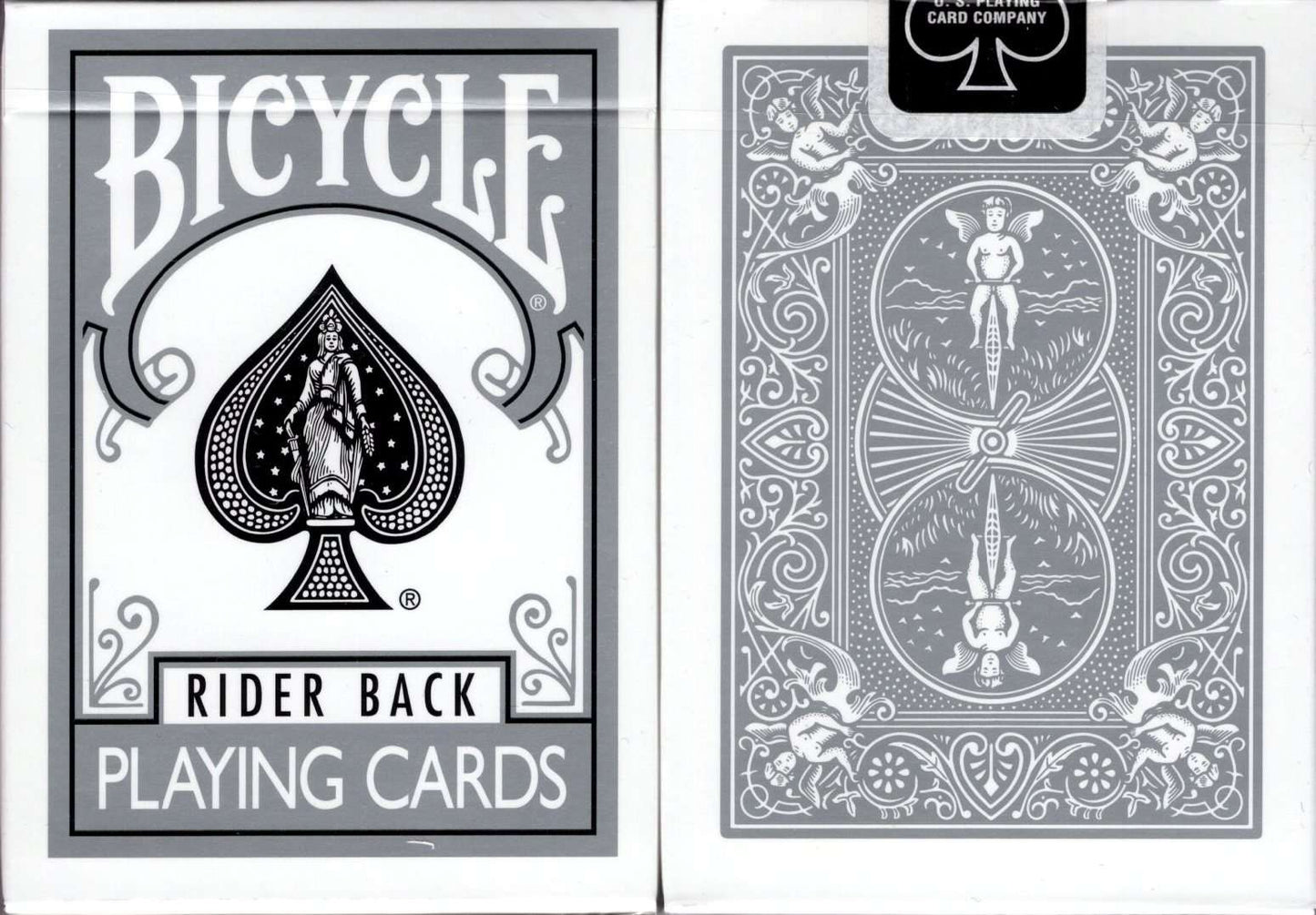 PlayingCardDecks.com-Silver Rider Back Bicycle Playing Cards