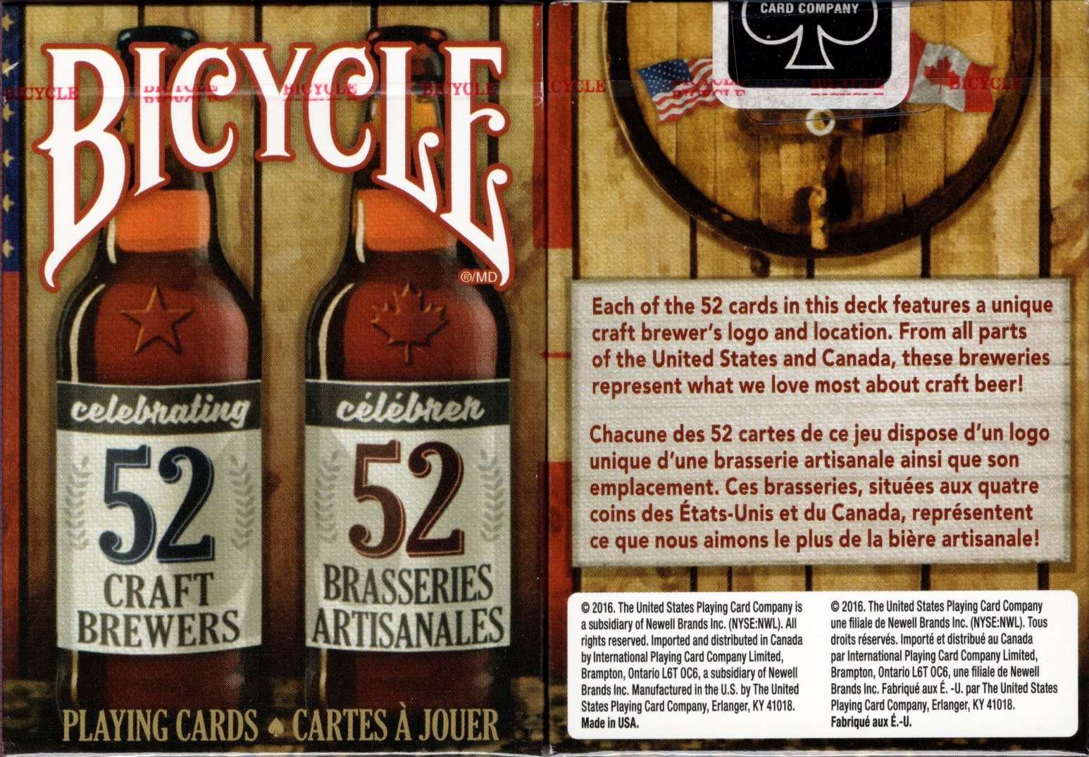 PlayingCardDecks.com-Celebrating 52 Craft Brewers Bicycle Playing Cards