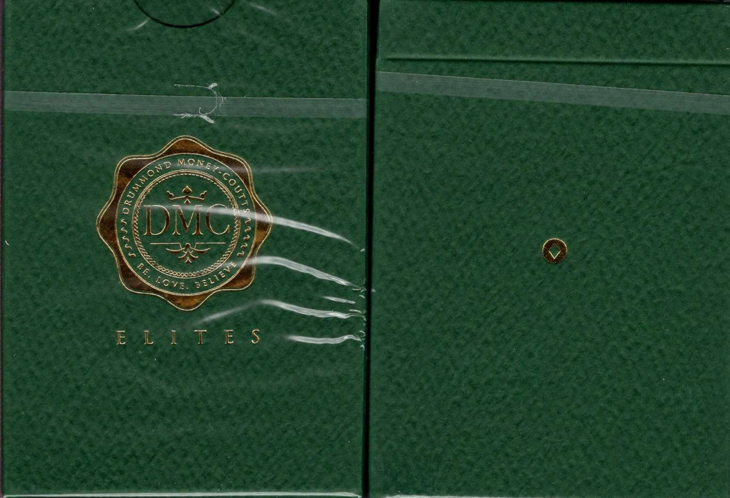 PlayingCardDecks.com-DMC Elites Green Marked Playing Cards USPCC