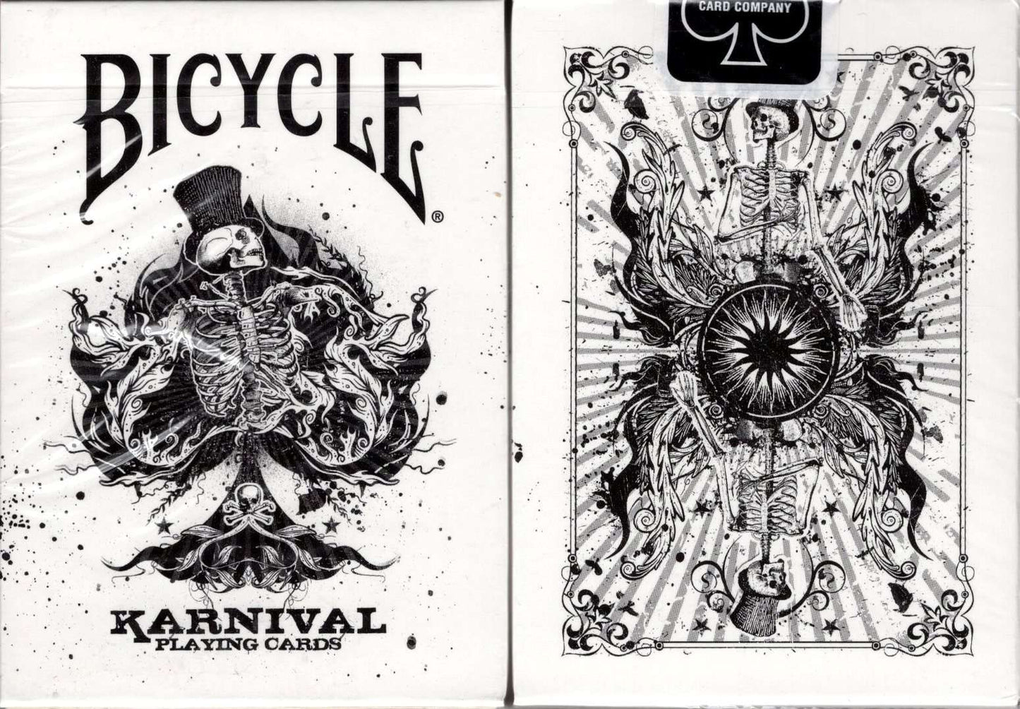 PlayingCardDecks.com-Karnival Original Black Reprint Bicycle Playing Cards