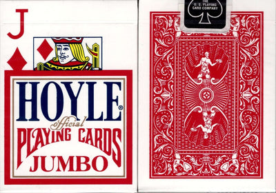 PlayingCardDecks.com-Hoyle Jumbo Index Red Playing Cards