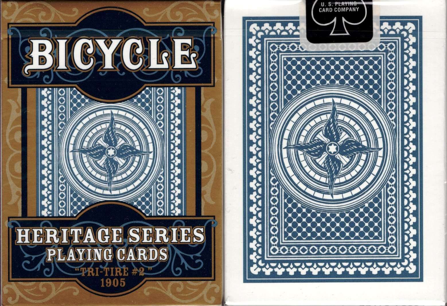 PlayingCardDecks.com-Tri-Tire #2 1905 Heritage Series Bicycle Playing Cards