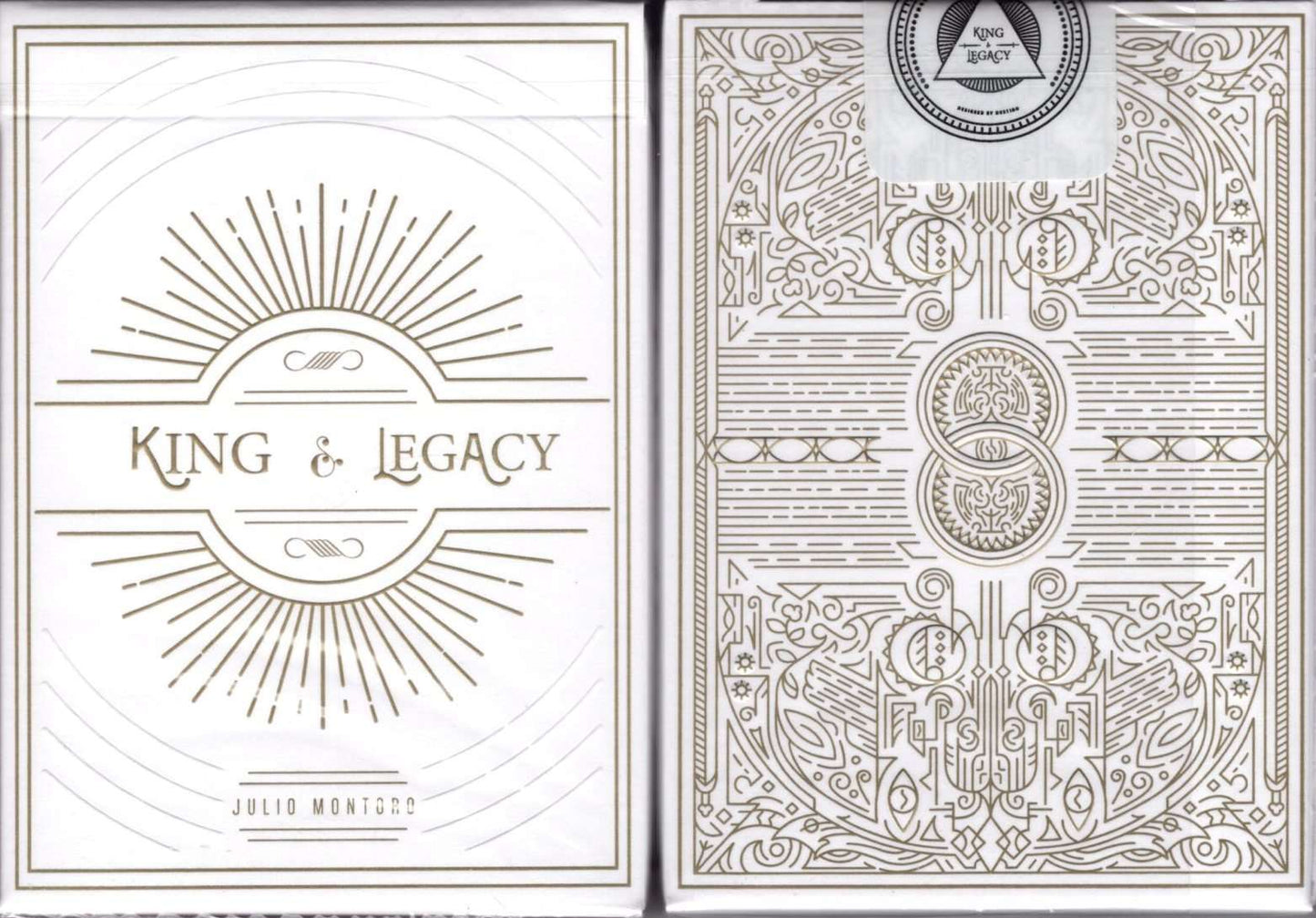 PlayingCardDecks.com-King & Legacy Gold Marked Playing Cards USPCC
