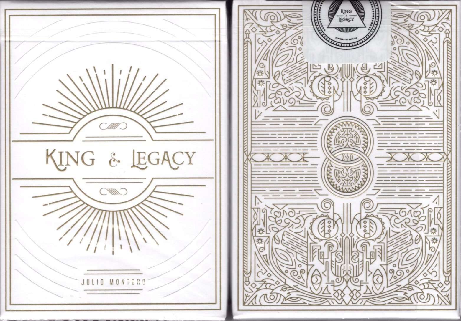 PlayingCardDecks.com-King & Legacy Gold Marked Playing Cards USPCC