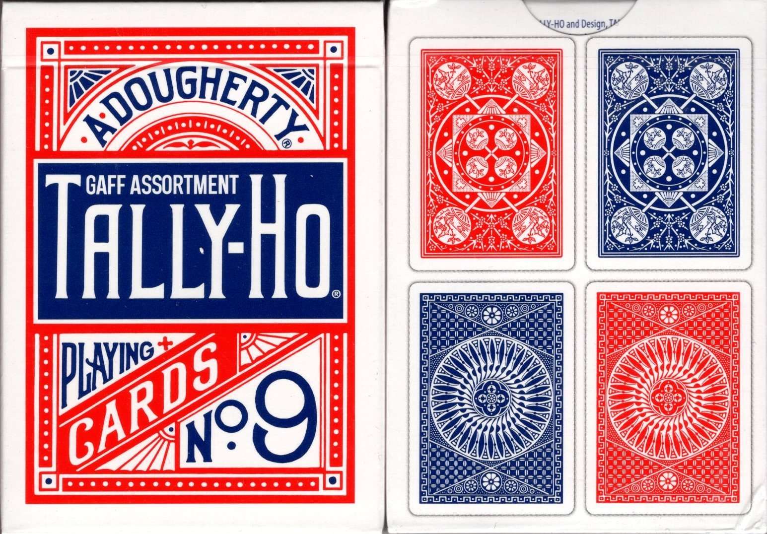 Assorted Gaff Tally-Ho Playing Cards Deck
