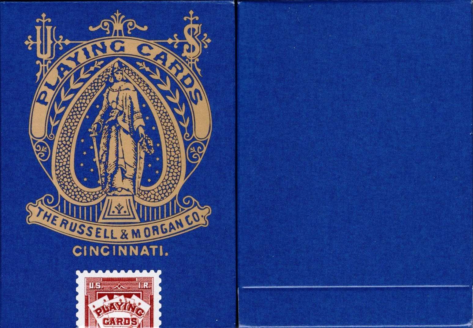 PlayingCardDecks.com-Faro Vintage Playing Cards USPCC: Blue