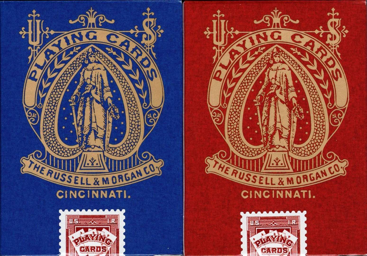 PlayingCardDecks.com-Faro Vintage Playing Cards USPCC: 2 Deck Set