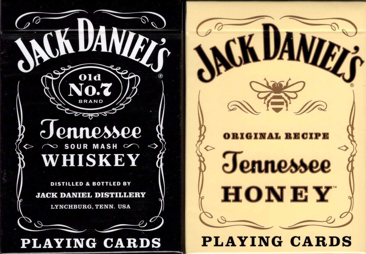 Jack Daniels Playing Cards - Bicycle Old No. 7 Brand Deck For Card Games & Collectors