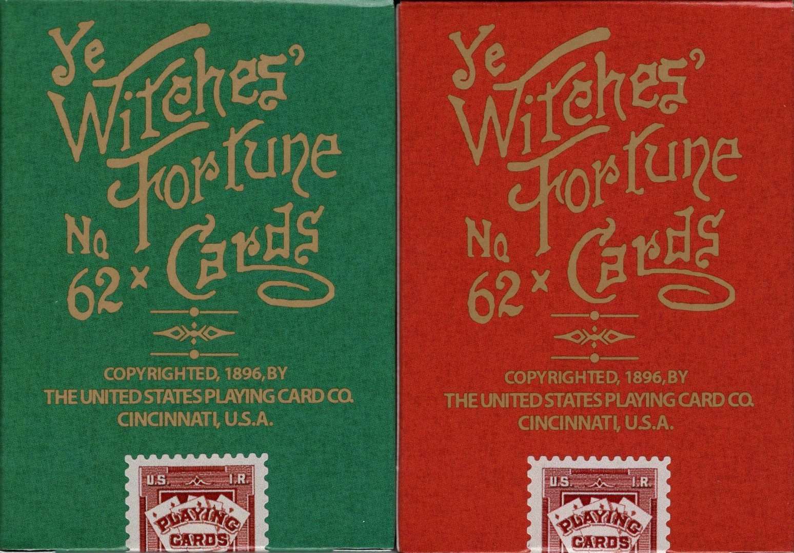 PlayingCardDecks.com-Ye Witches’ Fortune Cards USPCC: 2 Deck Set