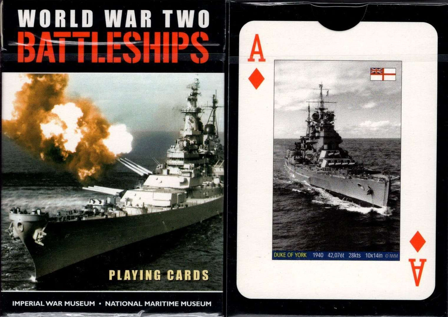 PlayingCardDecks.com-World War Two Battleships Playing Cards Piatnik