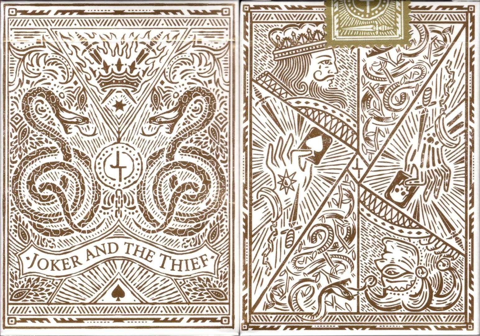 PlayingCardDecks.com-Joker and the Thief v2  Playing Cards USPCC: White