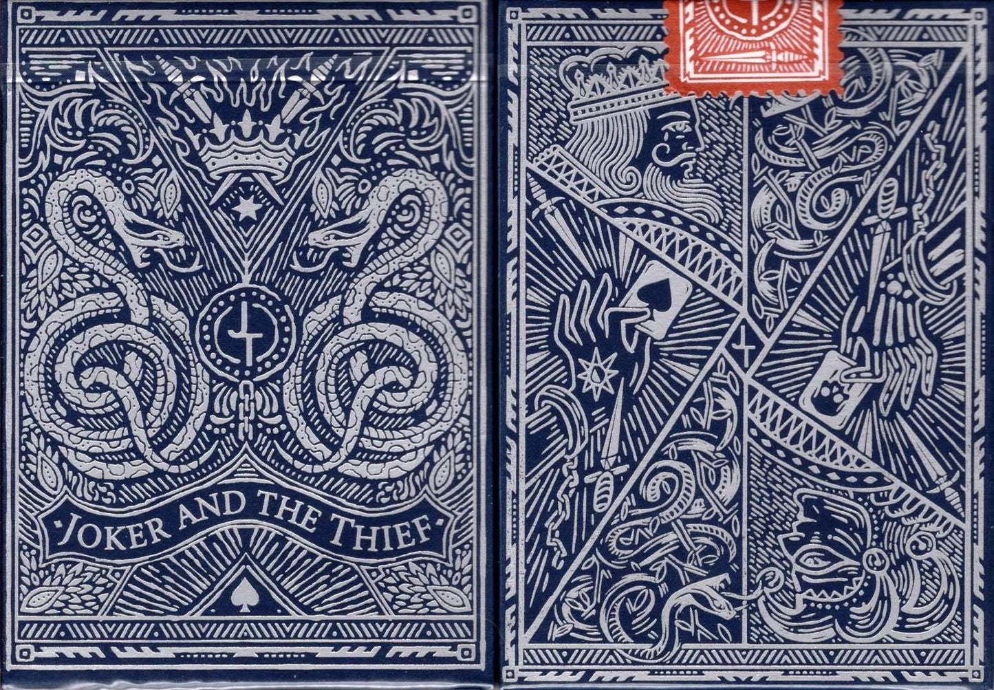 PlayingCardDecks.com-Joker and the Thief v2  Playing Cards USPCC: Blue