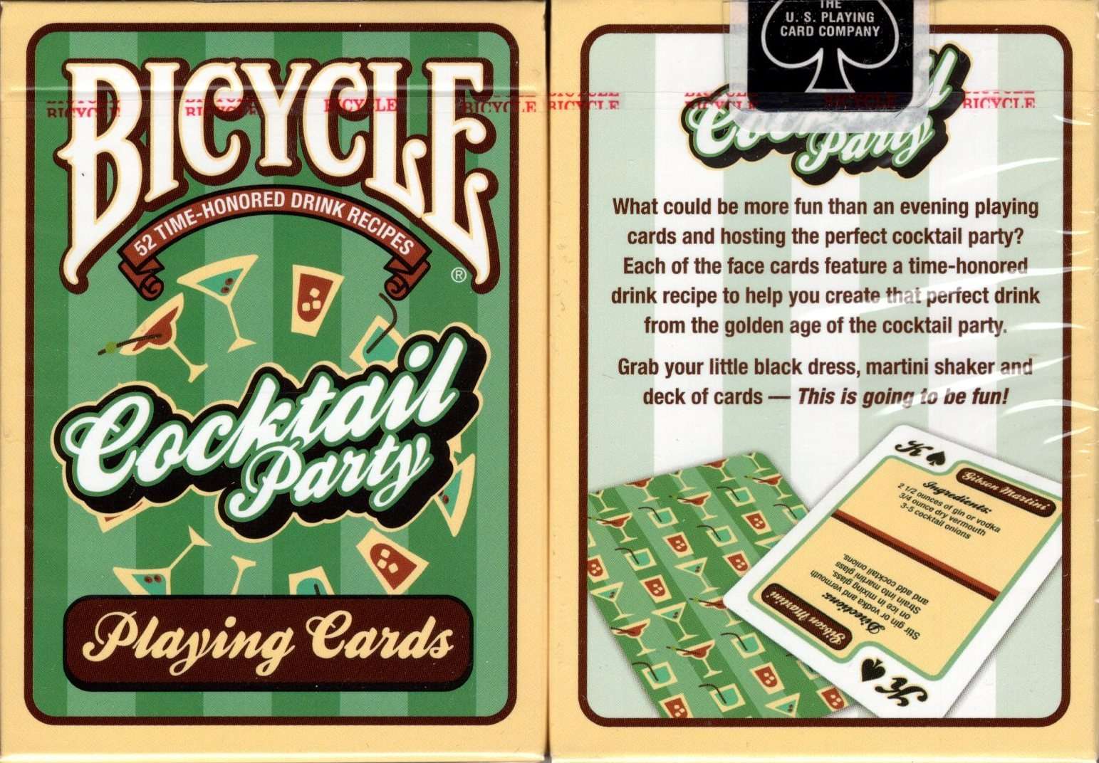 PlayingCardDecks.com-Cocktail Party Bicycle Playing Cards