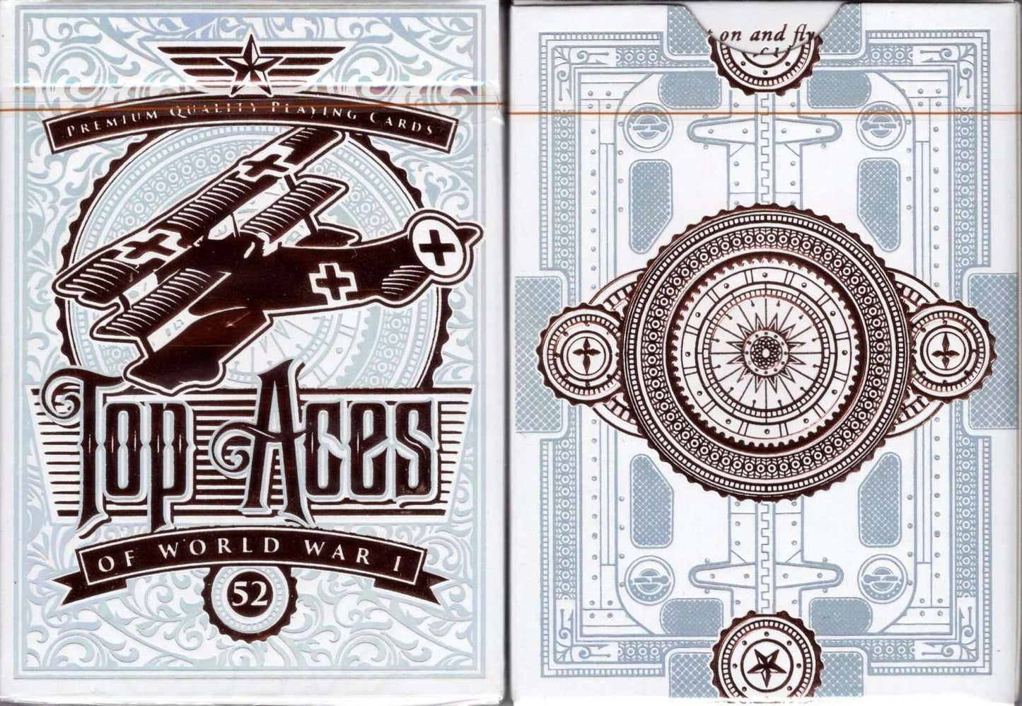 PlayingCardDecks.com-Top Aces WW1 v2 Playing Cards LPCC