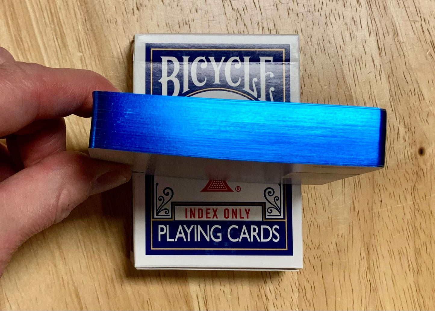 PlayingCardDecks.com-Index Only Gilded Bicycle Playing Cards