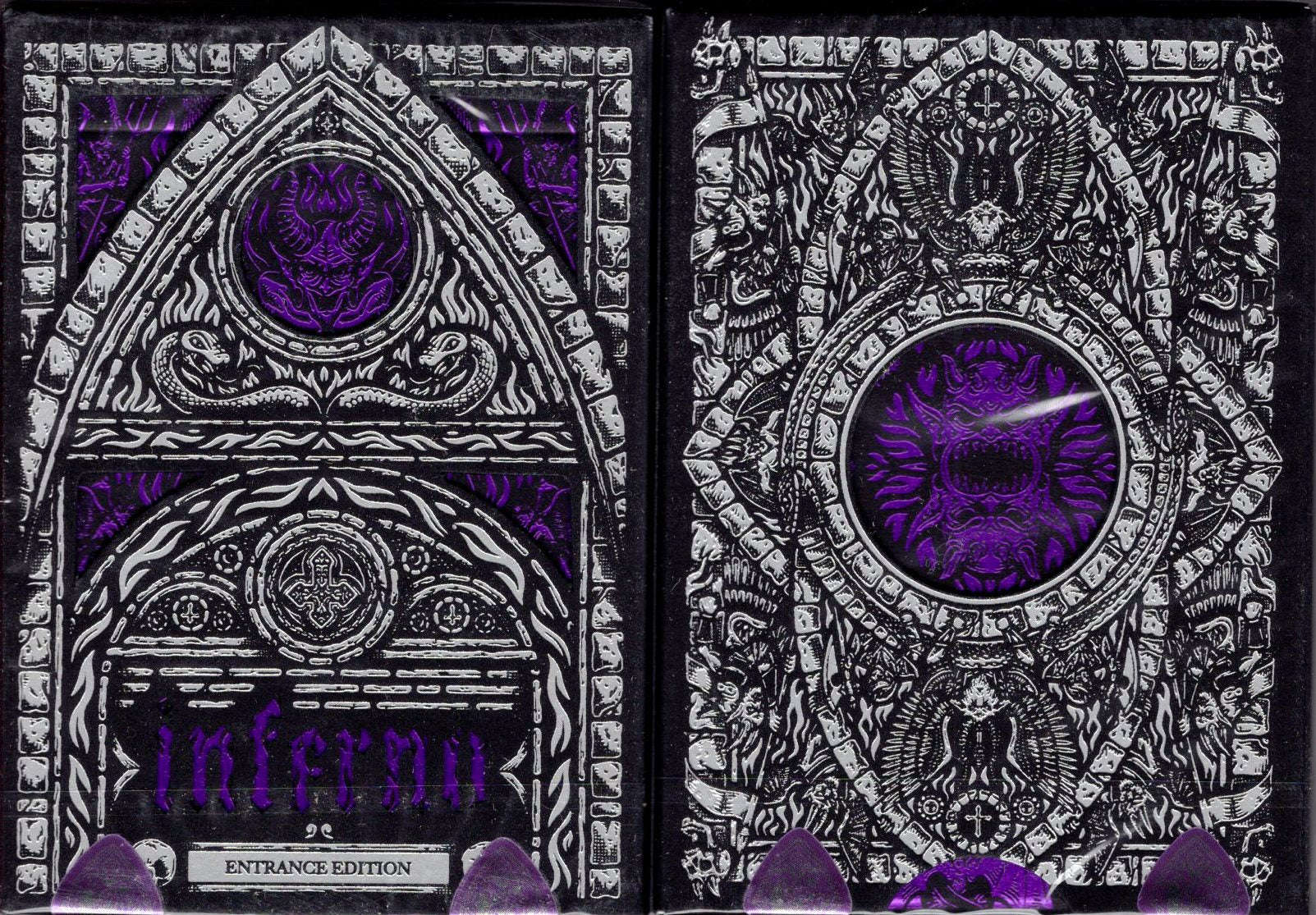 PlayingCardDecks.com-Inferno Violet Vengeance Playing Cards TPCC