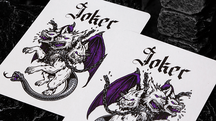PlayingCardDecks.com-Inferno Violet Vengeance Playing Cards TPCC