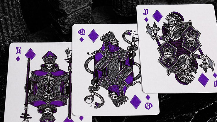 PlayingCardDecks.com-Inferno Violet Vengeance Playing Cards TPCC
