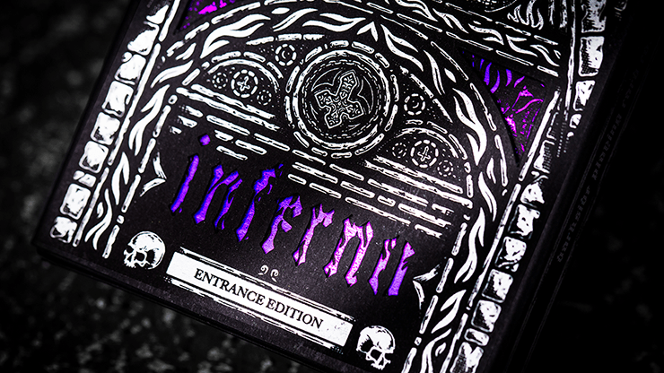 PlayingCardDecks.com-Inferno Violet Vengeance Playing Cards TPCC