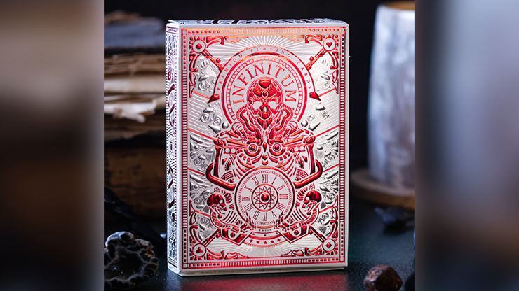 PlayingCardDecks.com-INFINITUM Ghost White Playing Cards WJPC