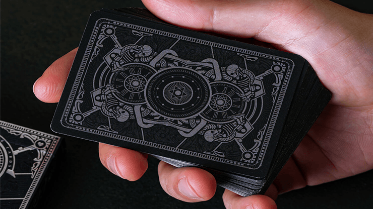 PlayingCardDecks.com-INFINITUM Midnight Black Playing Cards WJPC