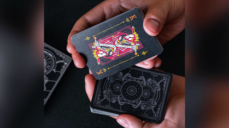 PlayingCardDecks.com-INFINITUM Midnight Black Playing Cards WJPC