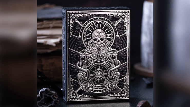 PlayingCardDecks.com-INFINITUM Midnight Black Playing Cards WJPC