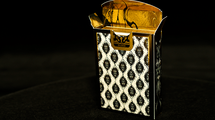 PlayingCardDecks.com-Ink Beast Gold Gilded Playing Cards LPCC