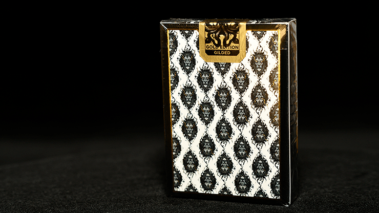 PlayingCardDecks.com-Ink Beast Gold Gilded Playing Cards LPCC