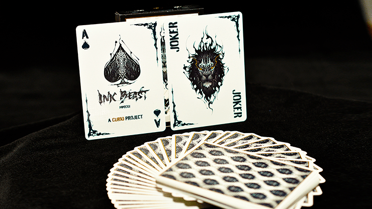 PlayingCardDecks.com-Ink Beast Gold Playing Cards LPCC
