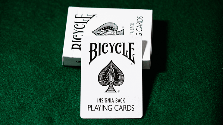 PlayingCardDecks.com-Insignia Back White Bicycle Playing Cards